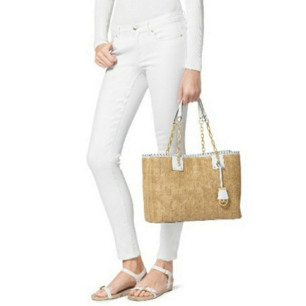 Michael Kors Tan Rosalie Large Tote Bag